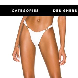 Lovewave Dev Bikini Bottoms in White